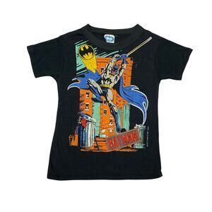 Vintage 1989 Batman DC Comics Graphic T Shirt Kids 10 PCA Apparel Movie Era